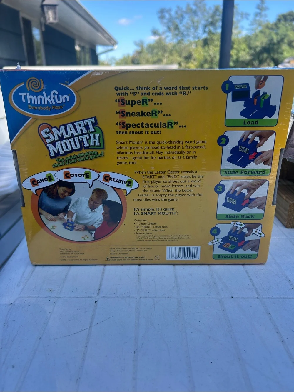 NIB ThinkFun Smart Mouth Game - Orange & Blue Box